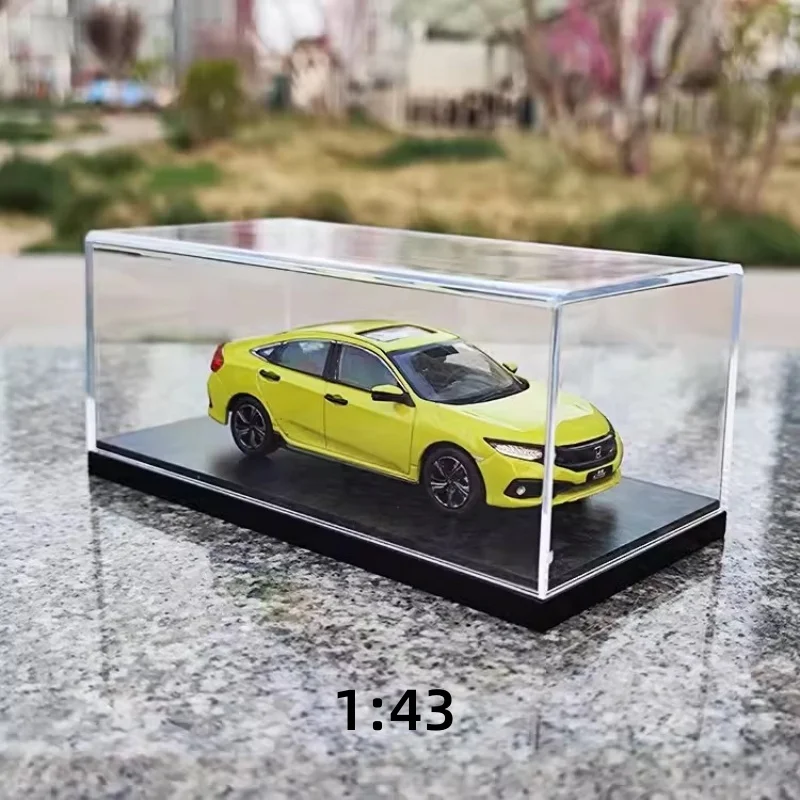 Scale 1/64 1/43 1/32 1/24 1/18 Clear Acrylic Display Box Case for Car Model Dust Cover Pre Made Box Diecast Professional Storage 3