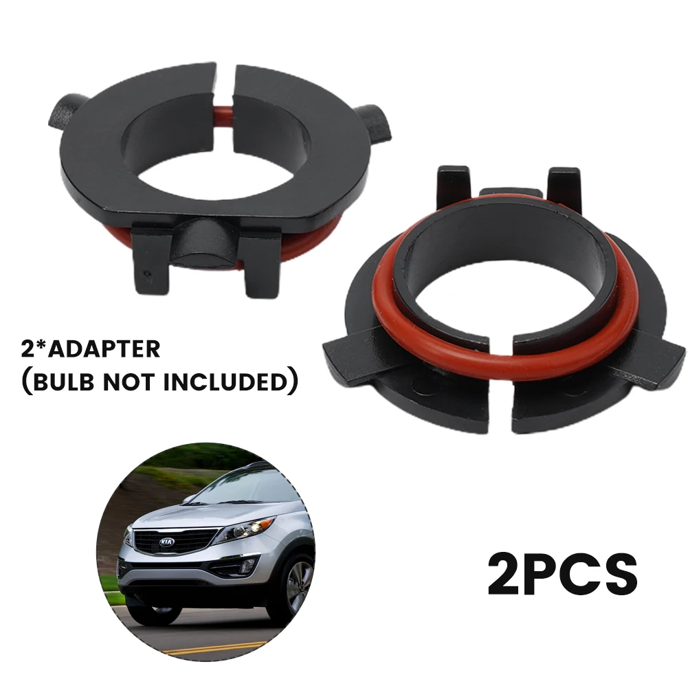 thumbnail image 2 of Universal H7 LED Headlight Car Bulb Holder Adapter For Hyundai For Kia 2 of 13