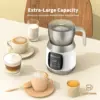 House Milk Frother, Variable Temp and Froth Thickness Frother and Steamer, 21OZ/600ML Smart Touch Control Milk Warmer, D 5