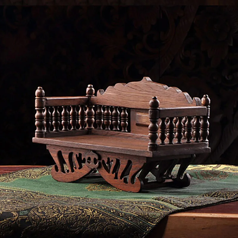 Southeast Asian Style Home Decoration, Sofa Model, Solid Wood Decoration, Living Room Buddha Base, Porch