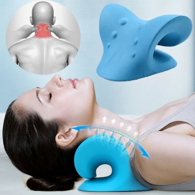 Pillow Neck Shoulder Relaxer Cervical Traction Device For Pain