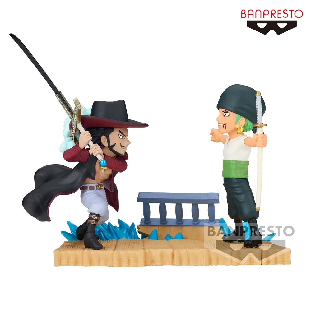 

Banpresto One Piece World Collectable Figure Log Stories Dracule Mihawk Roronoa Zoro Collectible Anime Action Figure
