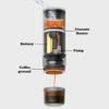 Ground Coffee Professional Coffee Machine Portable Coffee Maker Mini Electric Travel Car Espresso Maker 3