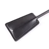 36cm Genuine Ostrich Feather Horse Whip,PU Leather Paddle,Cosplay Performance Props 4