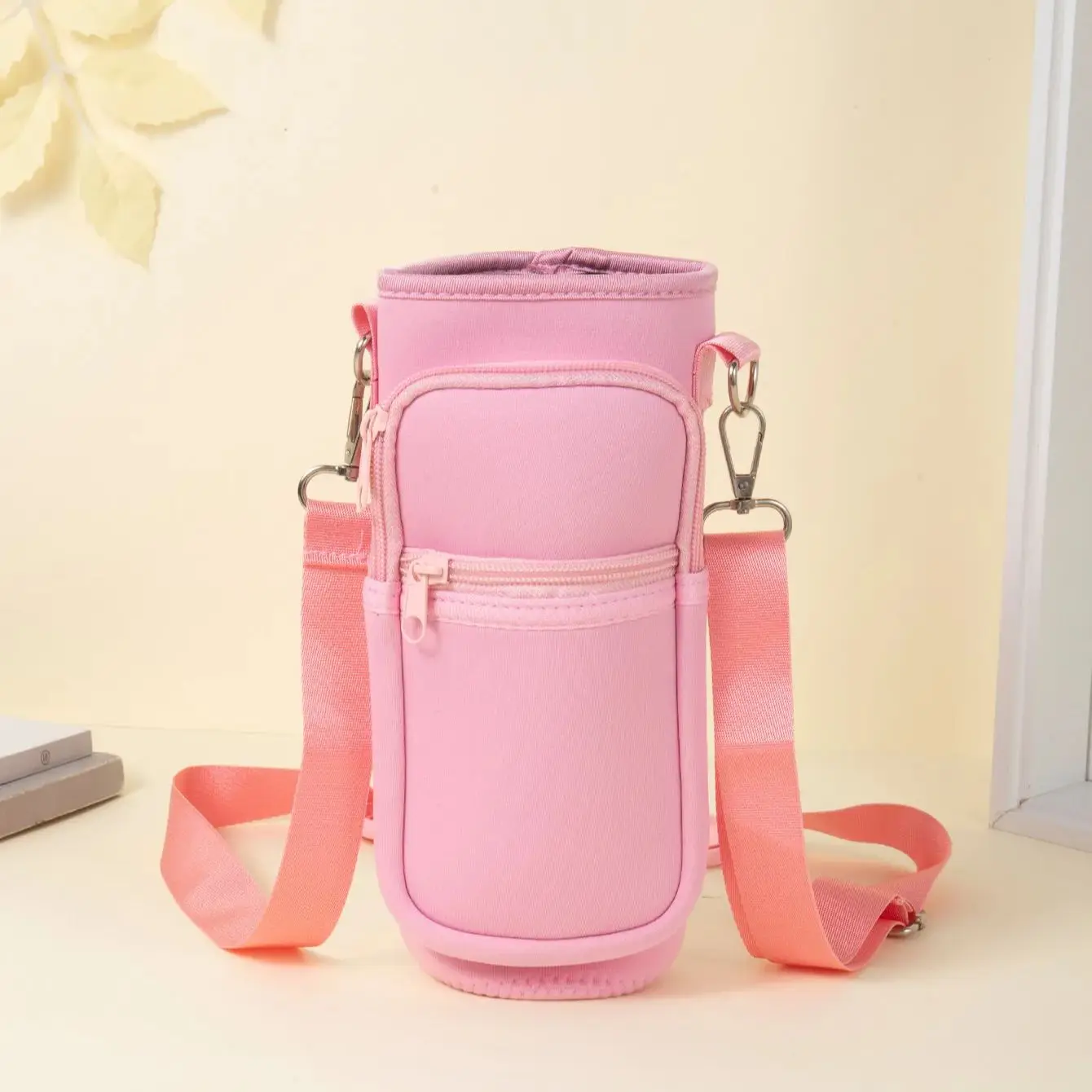 1pc-outdoor sports kettle cup cover portable portable thermos belt jacket