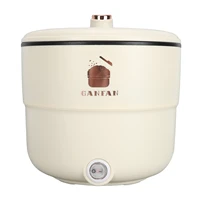 Cuiseur à riz électrique 1,8 l cuiseur à riz multifonctionnel Double couche revêtement antiadhésif Anti-brûlure pour nouilles 1