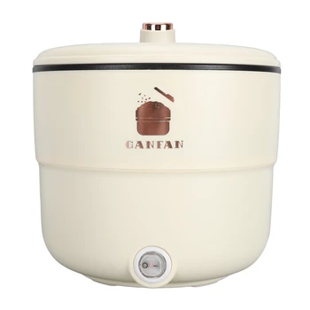 Electric Rice Cooker 1.8L Multifunctional Rice Cooker Maker Double Layers Anti Stick Coating Anti Scald for Noodles 1