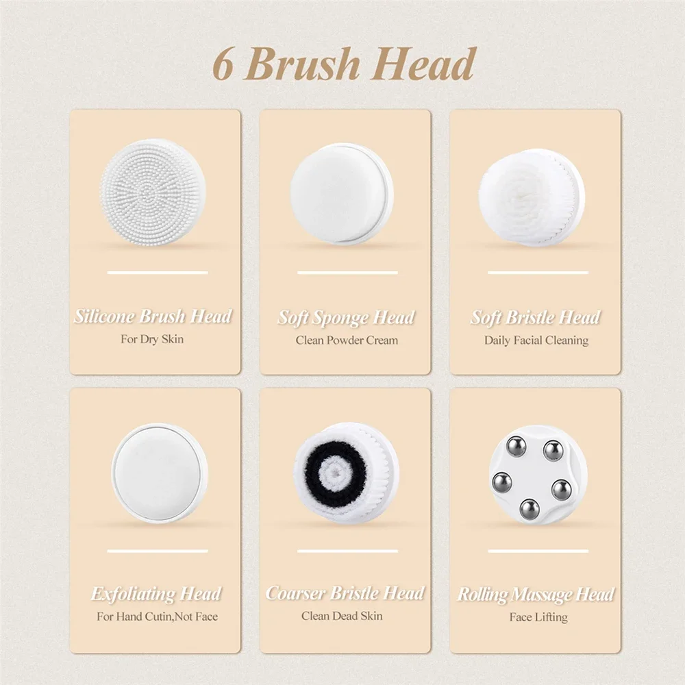 6 N 1 Led Facial Cleansing System