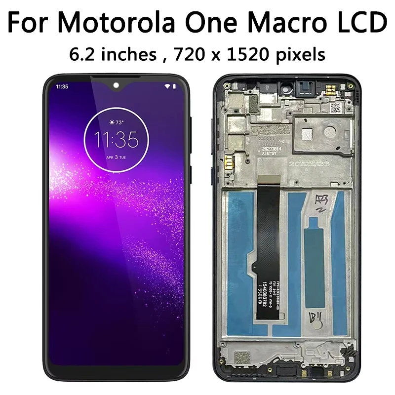 New For Motorola One Macro LCD Xt2016-2 Display Touch Screen