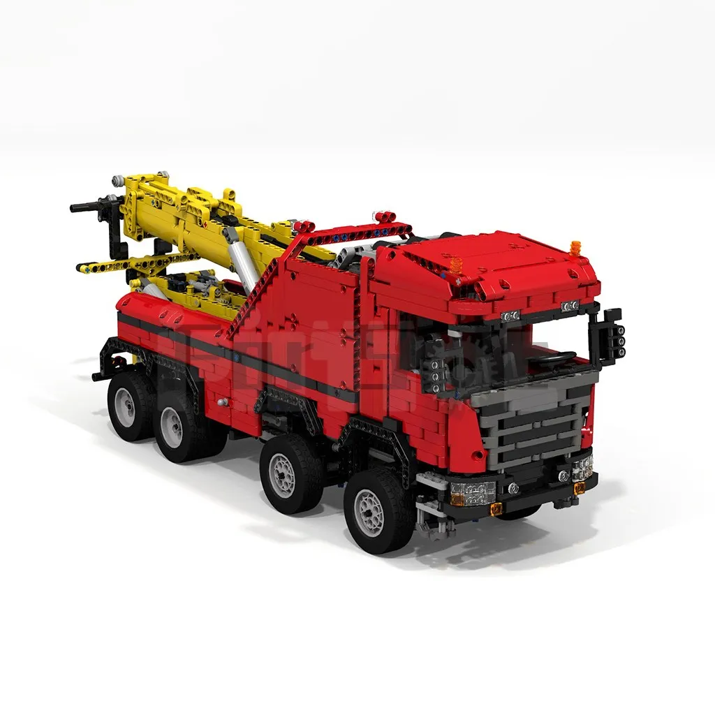 

MOC-0583 8x8 Extreme Tow Truck by JaapTechnic Building Block Model Spliced Elecreic Toy Puzzle Kids Gift