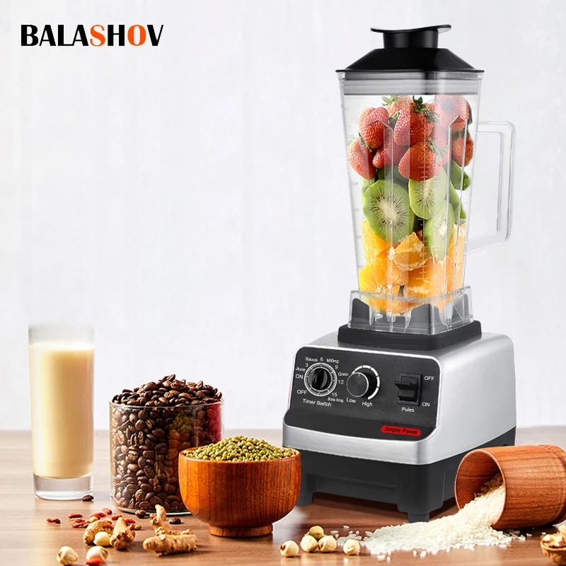 Professional Blender, Blenders for Kitchen Max 4500W High Power Home and Commercial  Blender with Timer, Heavy Duty Ice Blender 68 OZ Smoothie Maker for  Crushing Ice, Frozen Fruit, ect(red) 