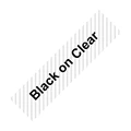 Black on Clear