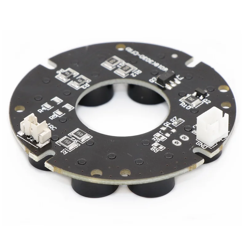 100 degrees CCTV Accessories warm light 8 light Array LED board For Surveillance cameras full color night vision diameter 50mm