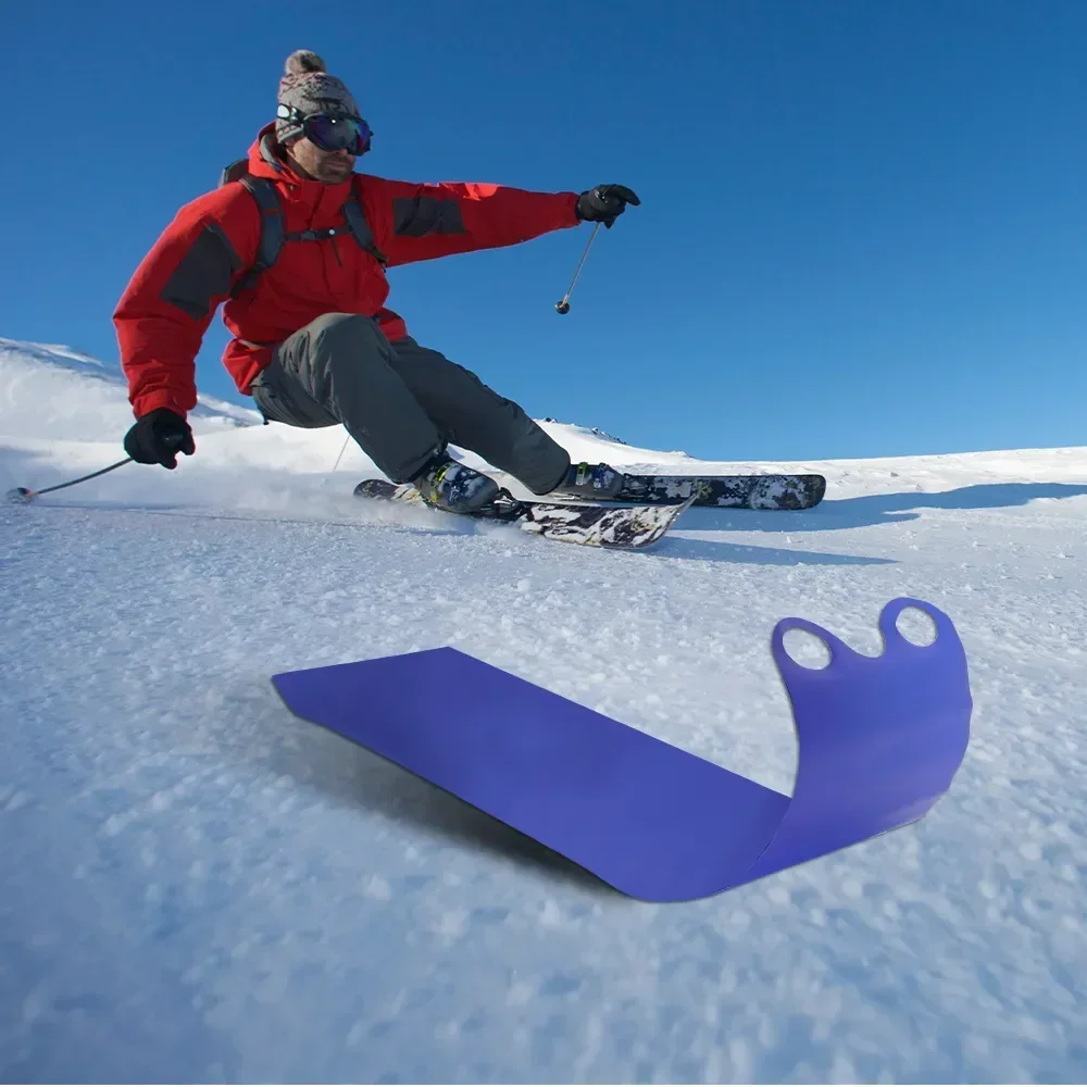 1PCS Winter sleigh portable foldable skis flexible roll skiing Children adult sleigh skiing accessories