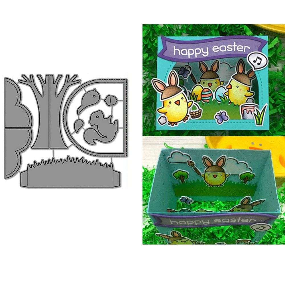 Meadow Backdrop Gift Set Metal Cutting Dies