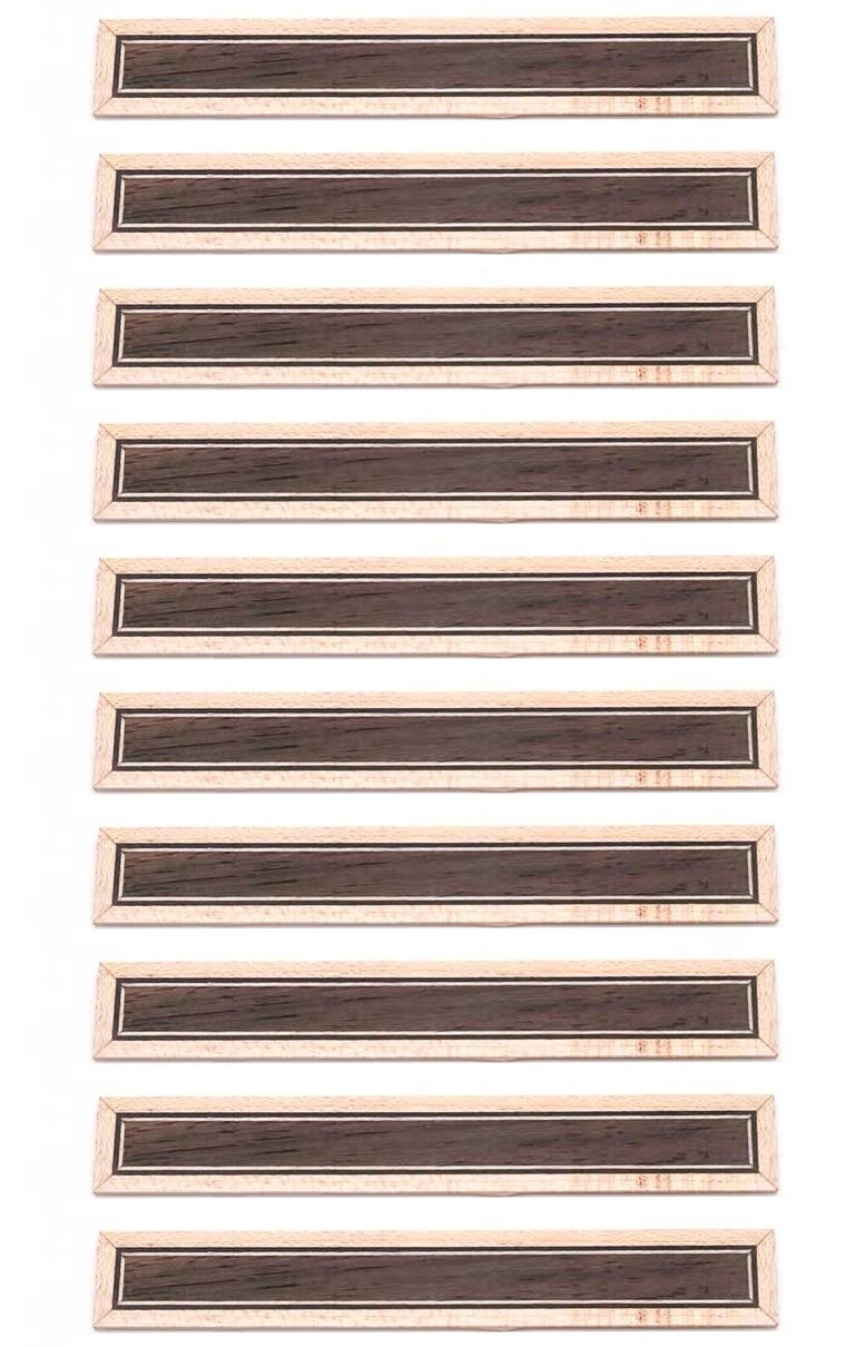 10xClassicalGuitarTieBlockFrameBridgeRosewoodLuthier80x12x1