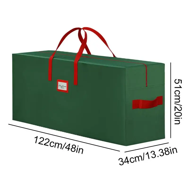 Christmas Tree Storage Bag Large Size Tree Bag Solid Handle Ornament Storage Box Dust-Proof Christmas Box Artificial christmas tree storage bag