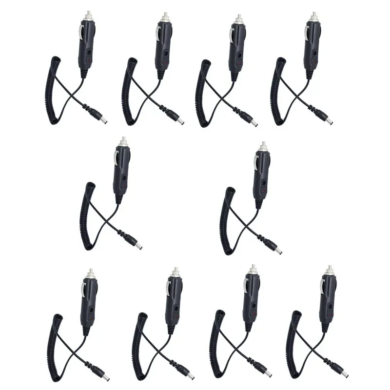 Lot 10pcs Flexible Walkie Talkie UV5R UV-5R UV-5RE DC 12V Car Power Charger Cable Fast Charging For Baofeng Radio Walkie Talkie lot 10pcs flexible walkie talkie uv5r uv 5r uv 5re dc 12v car power charger cable fast charging for baofeng radio walkie talkie