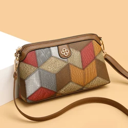 Premium PU Leather Women's Crossbody Shoulder Bag - Luxury Handbag and Elegant Messenger Satchel (Khaki)