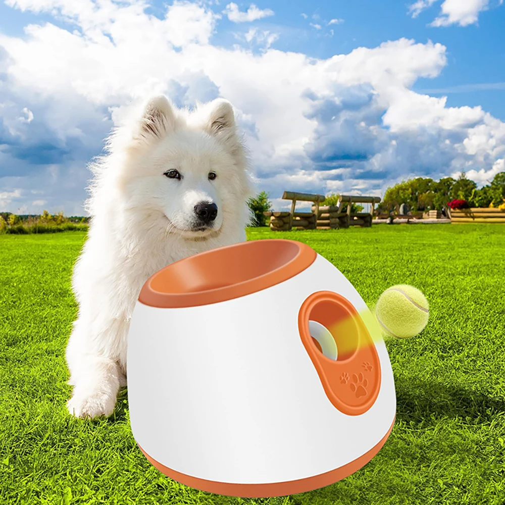 

Dog Ball Launcher Catapult For Dog Toy Automatic Throw Machine Tennis Ball Launcher Interactive Puppy Pit Bull Pet Toys Training
