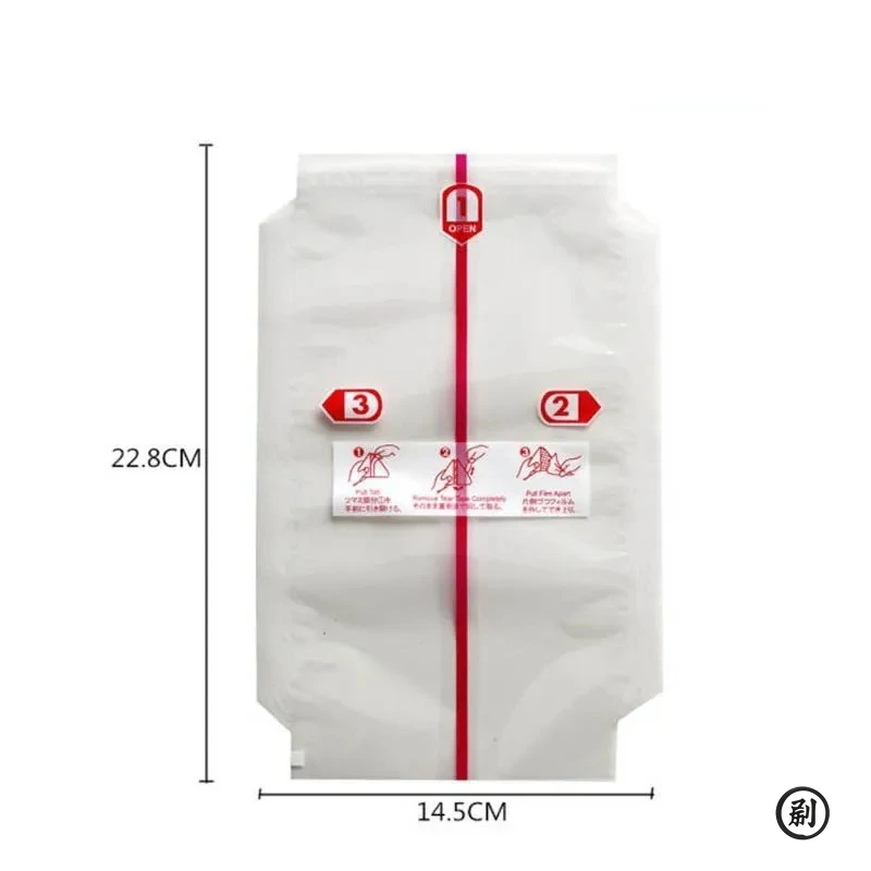 Sushi Packaging Bags 100Pcs Triangular Rice Ball Packaging Bag Nori Seaweed Onigiri Plastic Gift Bags Easy Tear Portable Bento Accessories