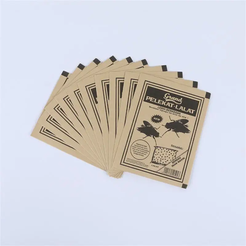 10 Pz Potente Trappola Per Mosche Forte Appiccicoso Insetto Bordo Potente Colla Adesione Fly Board Incolore Flytrap Repellente Per Insetti Per La Casa