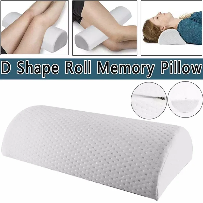 Cuscino Ortopedico A Mezza Luna In Memory Foam - Per Gambe, Schiena, Ginocchia - Foto 6