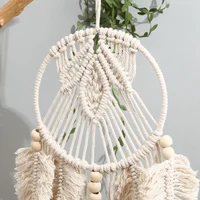 1Pcs Dreamcatcher Handmade Woven Dream Catcher Hand Decor Macrame Decor Wall Art Dream Catcher Wedding Decor 2