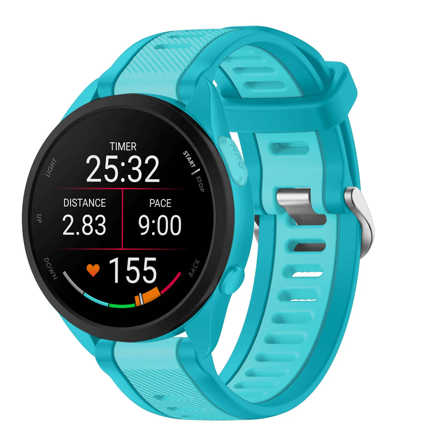 Versatile Silicone Watch Strap - Multiple Sizes Available