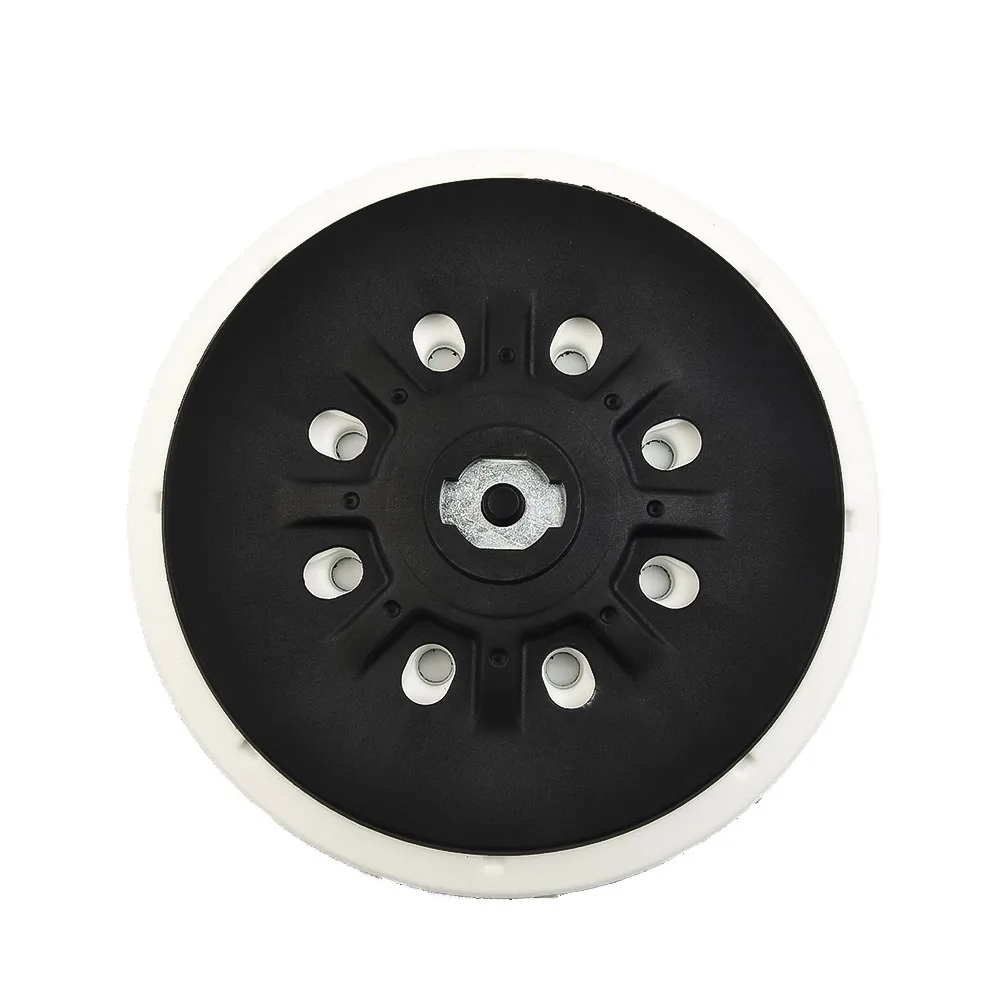 

Hot New Sanding Pad Abrasive M8 Replace 48 Holes Heat-resistant M8 Thread MPE Foam Workshop 150mm Dust Removal