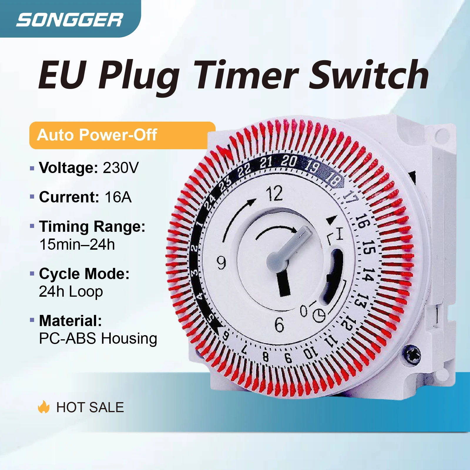기계식 타이머 스위치 16A 230V 아날로그 일일 시간 제어기 가정용 및 산업용 자동화에 적합 - AliExpress 1420