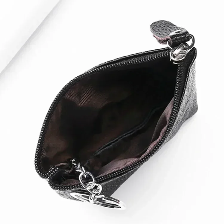 Vintage Genuine Leather Mini Coin and Card Holder Pouch