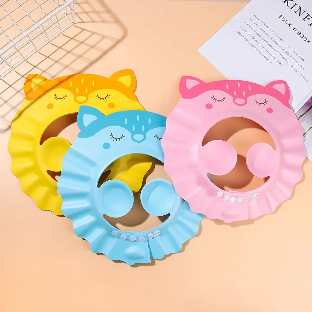 Adjustable Baby Shower Caps Child Kids Shampoo Hat Wash Hair Bath Shield Waterproof Ear Eye Protection Visor hair wash hat hair wash shield shampoo shower cap