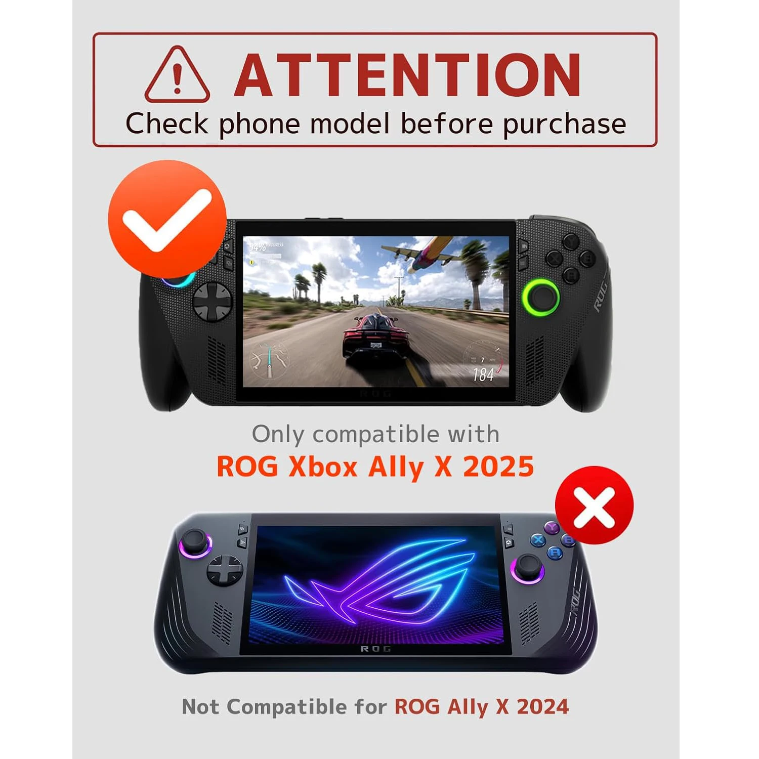 TPU Case for ROG Xbox Ally X Console