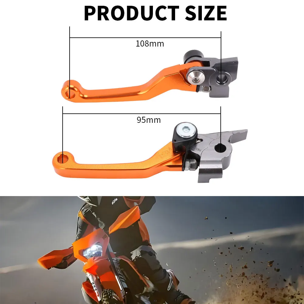 Motorcycle CNC Clutch Brake Lever For KTM EXC EXCF SIX DAYS EXCR XC XCF XCW XCFW SX SXF 125 144 150 200 250 300 350 450 500 motorcycle brake lever