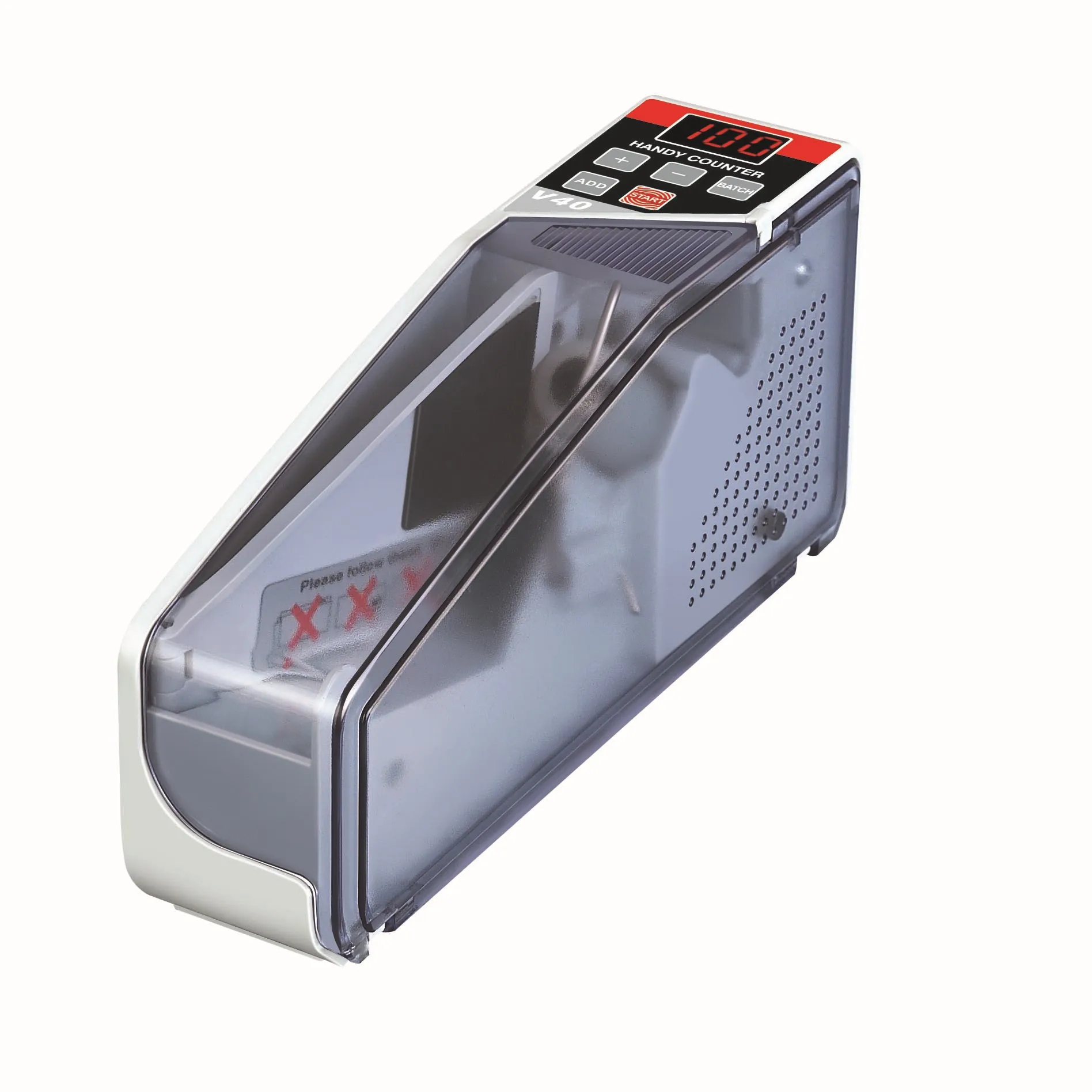 V40 Mini Portable Handy Currency Calculater Money Cash Counting Machine Banknote