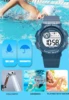 Kids Sport Watches Alarm Stopwatch Children Digital Watch For Boys Girls 30M Waterproof Military Student Electronic Wristwatch 6