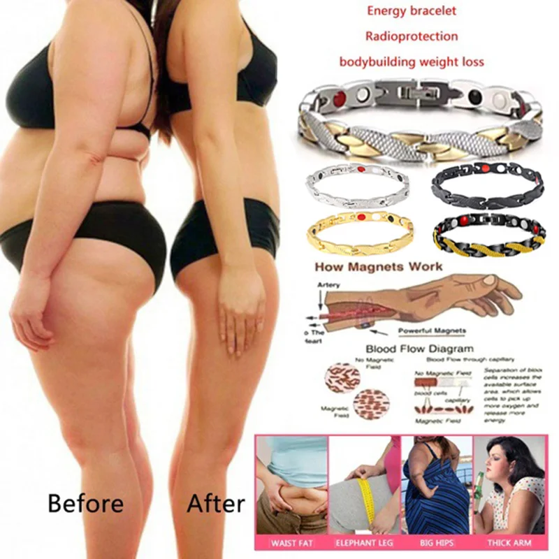 Dragon Graining Twisted Healthy Bracelet for Women Power