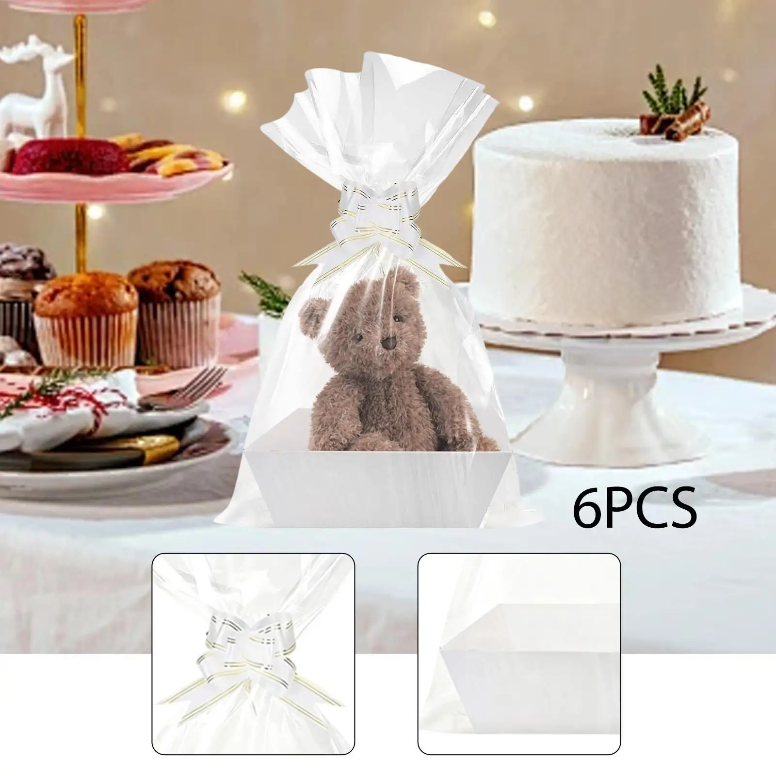 6x Baskets for Gifts Empty Gift Baskets Gift Wrapping Supplies 6 Bags and 6 Bows Include Paper Tray for Thanksgiving Snacks 6x Baskets for Gifts Empty Gift Baskets Gift Wrapping Supplies 6 Bags and 6 Bows Include Paper Tray for Thanksgiving Snacks