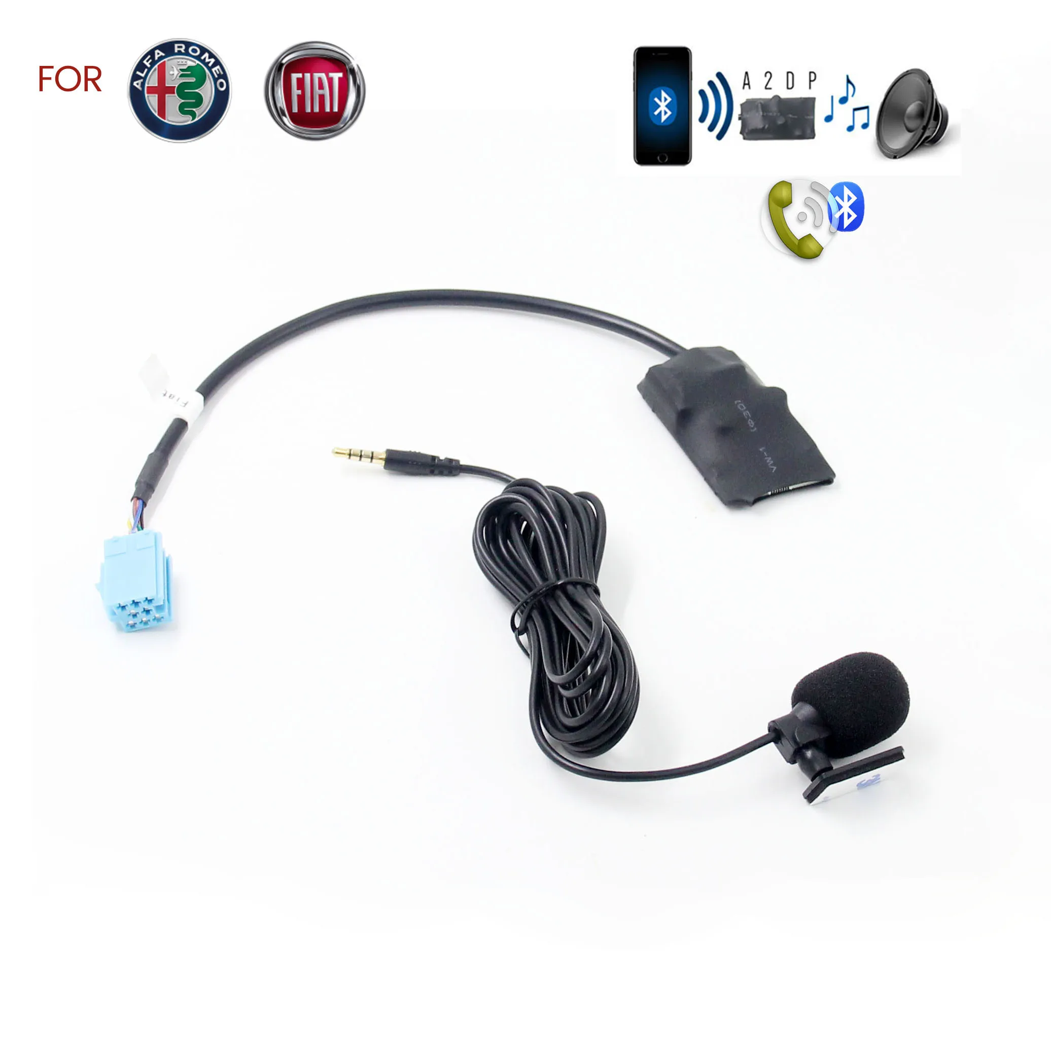 Adattatore Bluetooth Vivavoce Per Grande Punto E 159 (dal 2007) – Musica E Chiamate In Auto