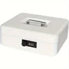 Cash Box Secure Steel Money Box with Combination Lock - Durable Portable Money Box with Removable Coin Tray Money Bank 5