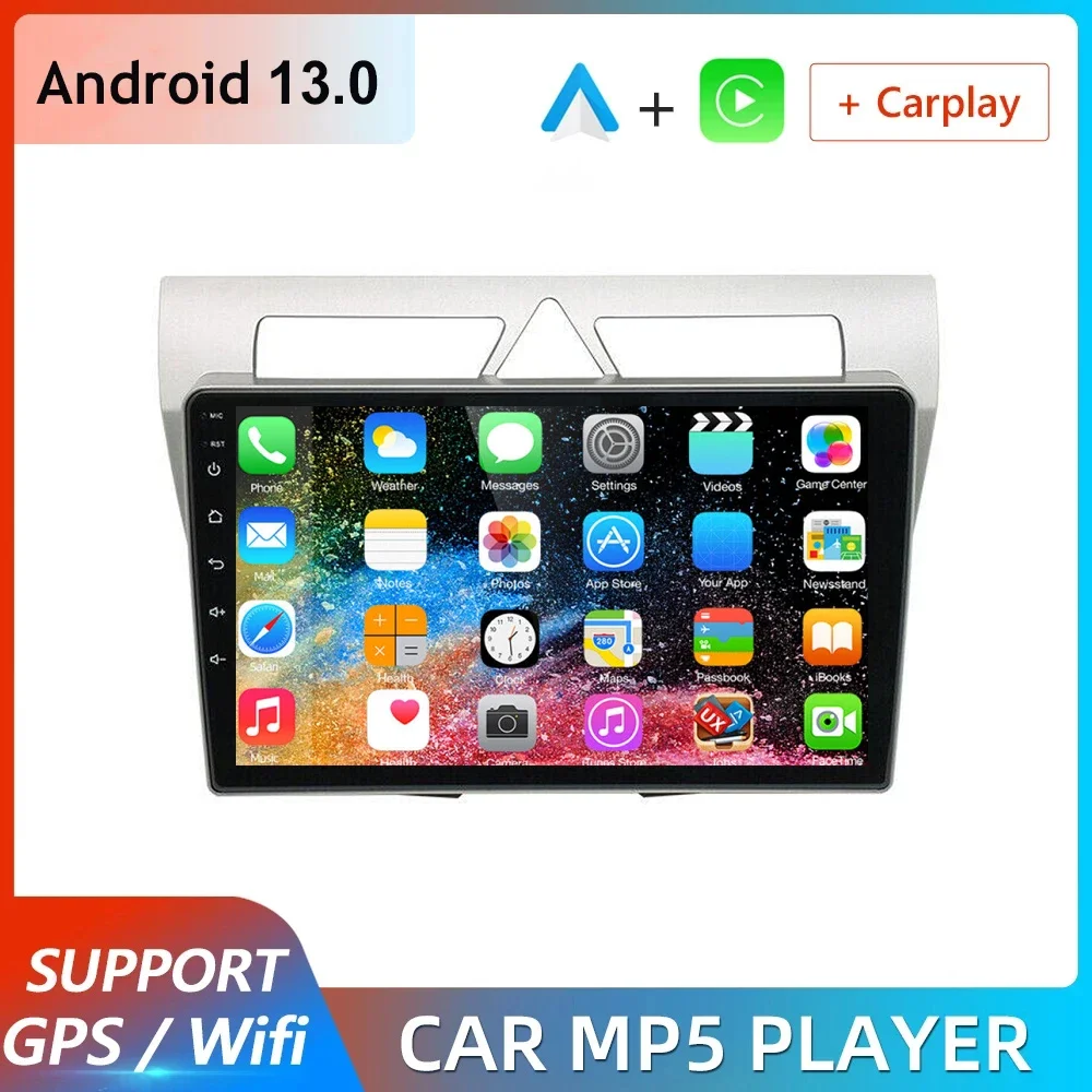 

Android 13 For Kia Morning Picanto 2007-10 Auto Car Radio Head Unit Octa Core IPS Screen Touch GPS RDS BT No 2 din Split screen