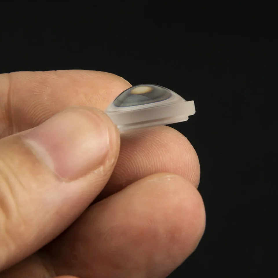 1 Pezzo 28mm X 7.5mm Lenti Superficie Trasparente Ottico Di - Foto 9