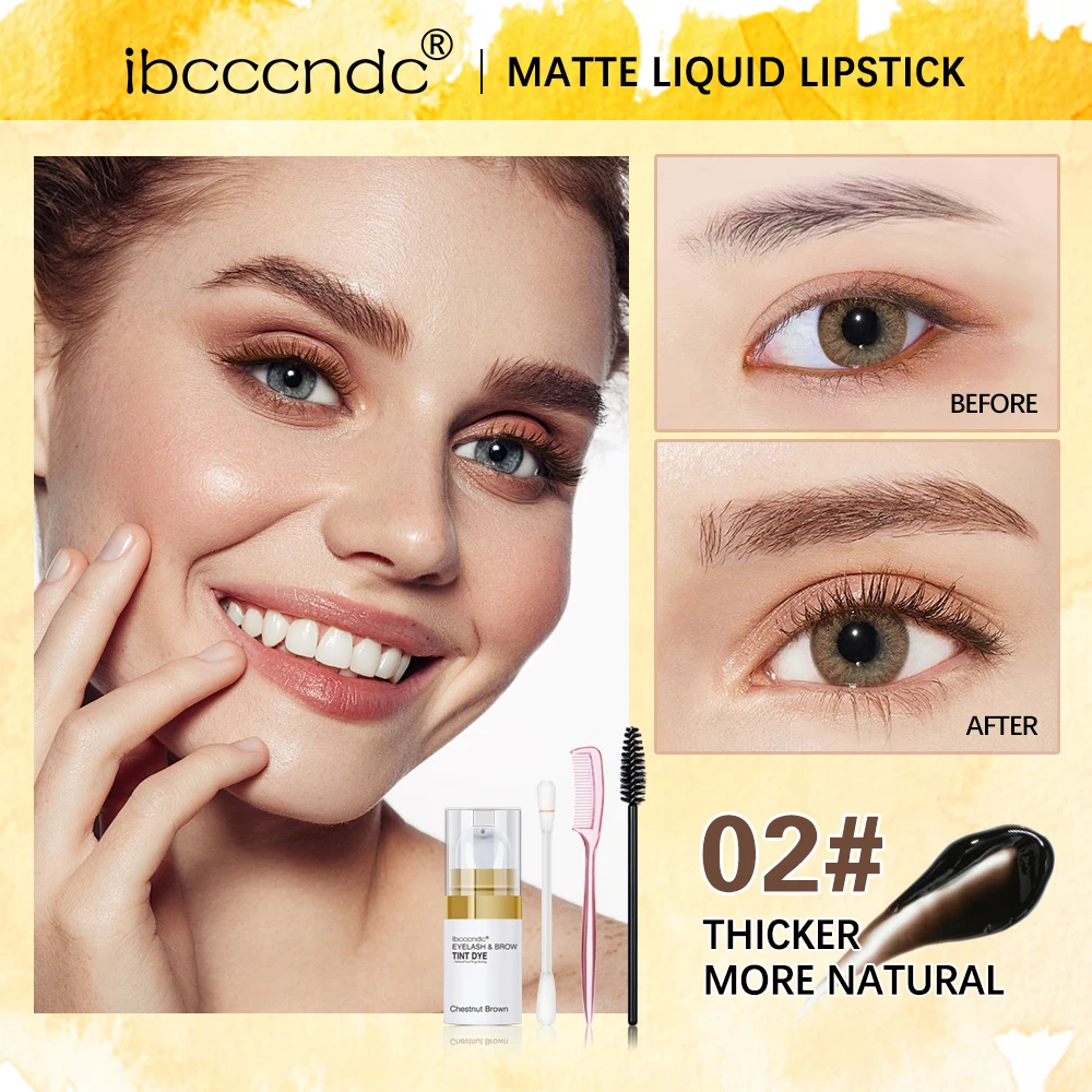 Tinting Gel Kit for Lash and Brow Enhancement with Cleaning Tools
