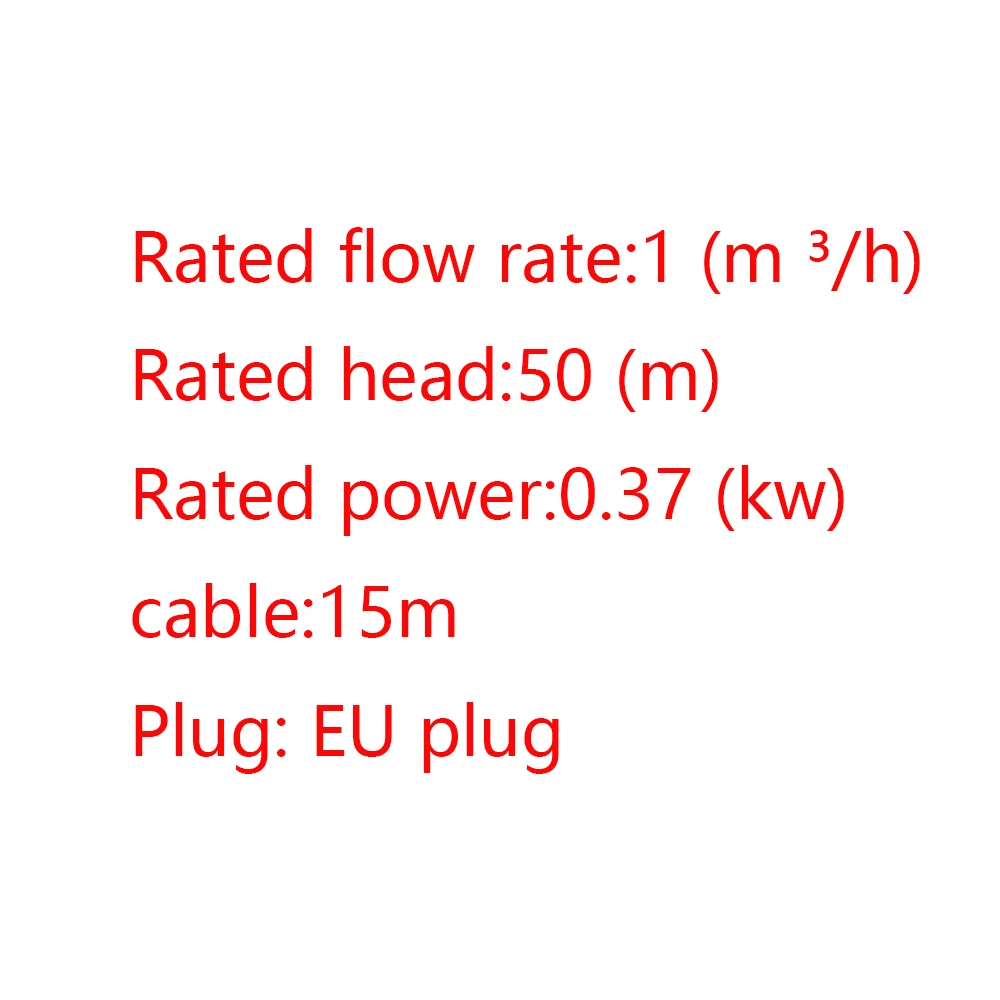 QGDHousehold deep well pump, high head electric pumping pump, stainless steel ve