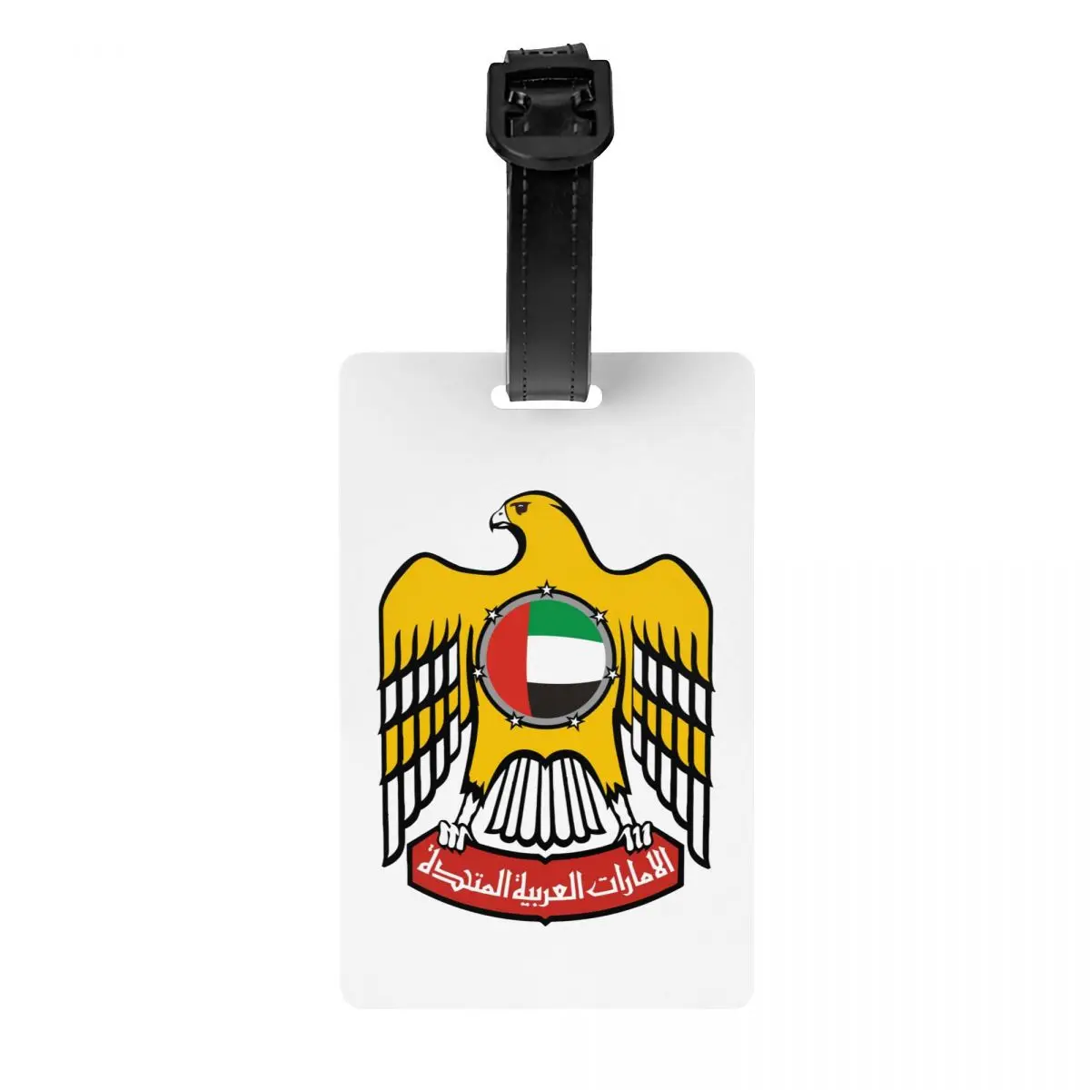 

Custom Emblem Of The United Arab Emirates Luggage Tag Suitcase Baggage Privacy Cover ID Label