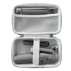 Durable Hard Shell Portable Storage and Carrying Case for Handheld Gimbal Accessories (Grey)