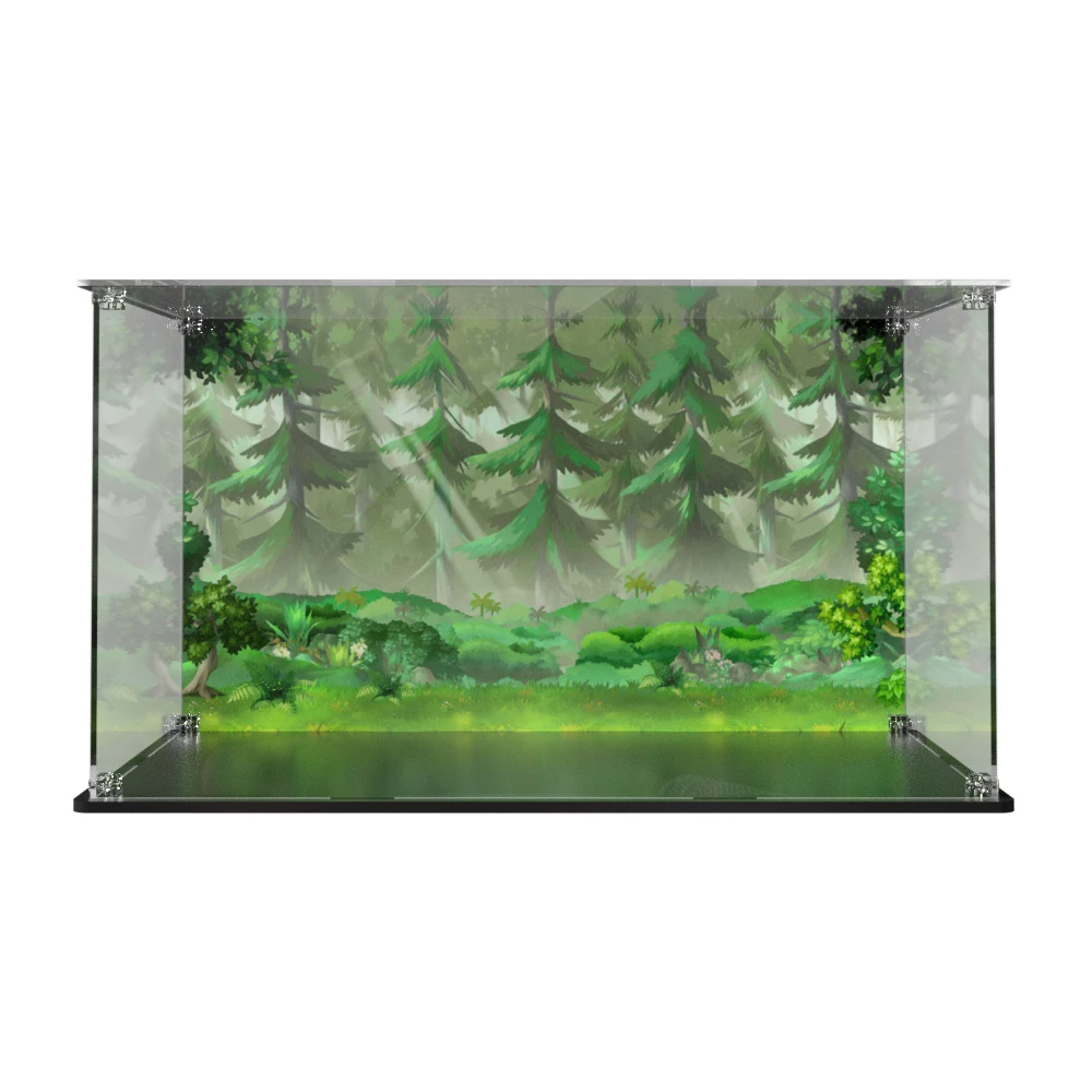 Acrylic display box for lego 43242  building block display case dustproof clear showcase toy storage box 42x26x24cm 4