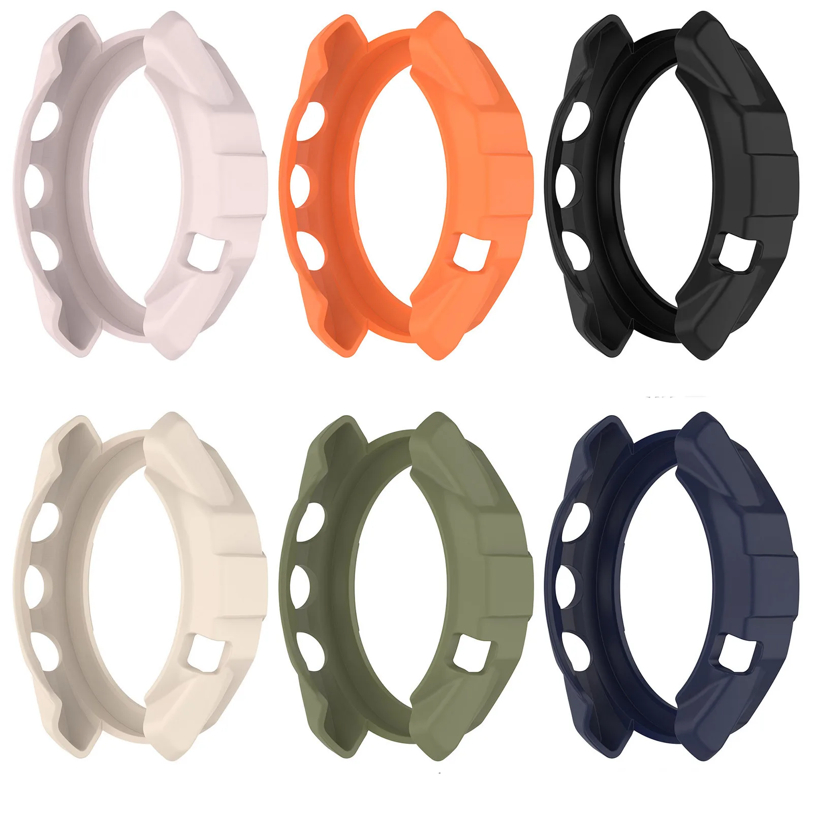 Protector Cover Case Watch Screen Protector Case Watch Accessories Watch Case Watch Protective Case Watch Cover Watch Protective Cover Watch Accessory For Garmin Approach S70 47mm 42mm Smart Watch Protective Shell Frame For Garmin Approach S70 Bumper