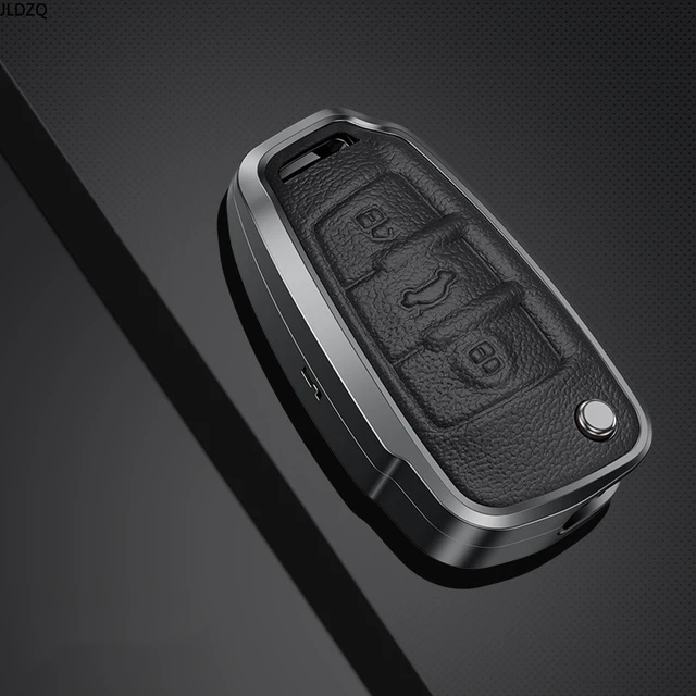 Leather Car Key Cases Cover Fob for Audi A1 A3 A6 C5 C6 Q3 Q2 Q7 TT TTS R8  S3 S6 RS3 RS6 A4 Accessories Keychain Portachiavi - AliExpress
